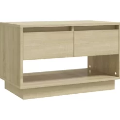 vidaXL Tv Benches & Tv Stands* Tv Stand Sonoma Oak 27.6"X16.1"X17.3" Engineered Wood