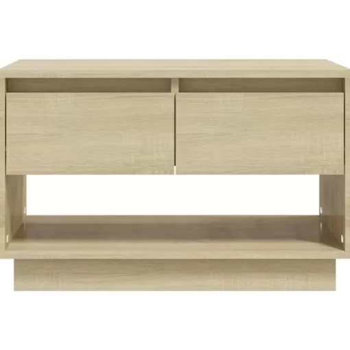 vidaXL Tv Benches & Tv Stands* Tv Stand Sonoma Oak 27.6"X16.1"X17.3" Engineered Wood