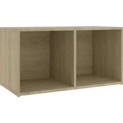 vidaXL Tv Benches & Tv Stands* Tv Stand Sonoma Oak 28.3"X13.8"X14.4" Engineered Wood