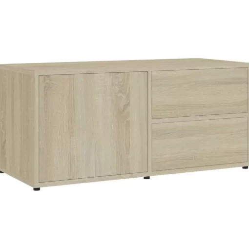 vidaXL Tv Benches & Tv Stands* Tv Stand Sonoma Oak 31.5"X13.4"X14.2" Engineered Wood