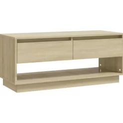 vidaXL Tv Benches & Tv Stands* Tv Stand Sonoma Oak 40.2"X16.1"X17.3" Engineered Wood