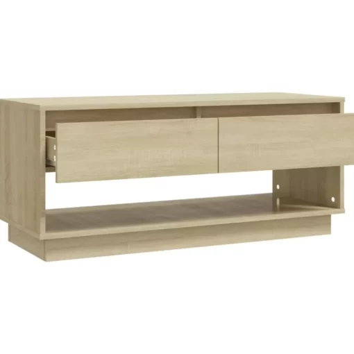 vidaXL Tv Benches & Tv Stands* Tv Stand Sonoma Oak 40.2"X16.1"X17.3" Engineered Wood