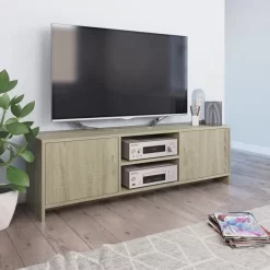 vidaXL Tv Benches & Tv Stands* Tv Stand Sonoma Oak 47.2"X11.8"X14.8" Engineered Wood