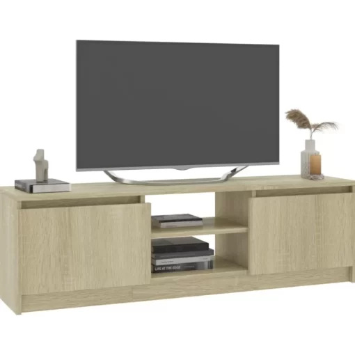 vidaXL Tv Benches & Tv Stands* Tv Stand Sonoma Oak 47.2"X11.8"X14" Engineered Wood