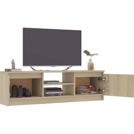 vidaXL Tv Benches & Tv Stands* Tv Stand Sonoma Oak 47.2"X11.8"X14" Engineered Wood