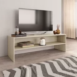 vidaXL Tv Benches & Tv Stands* Tv Stand Sonoma Oak 47.2"X15.7"X15.7" Engineered Wood