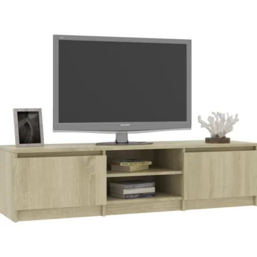 vidaXL Tv Benches & Tv Stands* Tv Stand Sonoma Oak 55.1"X15.7"X14" Engineered Wood