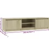 vidaXL Tv Benches & Tv Stands* Tv Stand Sonoma Oak 55.1