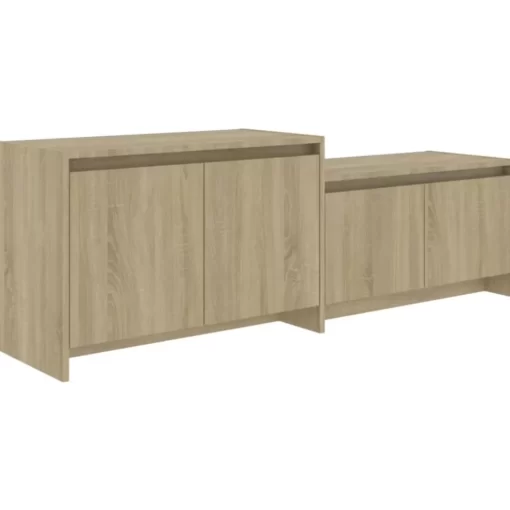 vidaXL Tv Benches & Tv Stands* Tv Stand Sonoma Oak 57.7"X13.8"X19.7" Engineered Wood