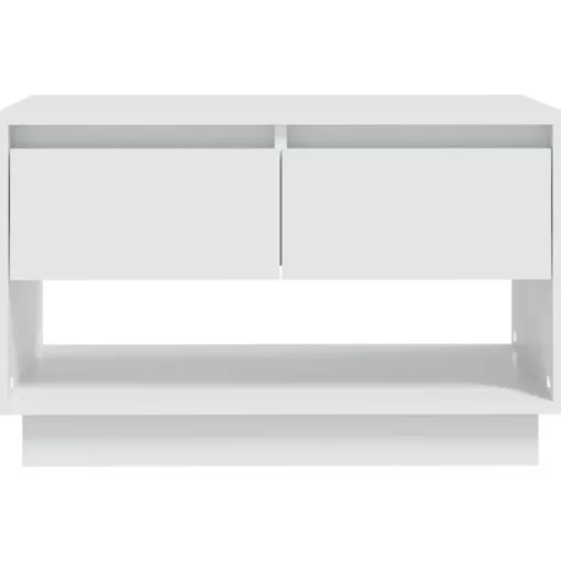 vidaXL Tv Benches & Tv Stands* Tv Stand White 27.6"X16.1"X17.3" Engineered Wood