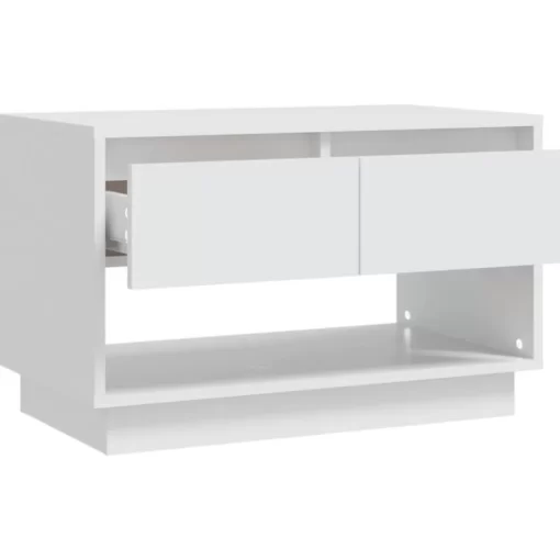 vidaXL Tv Benches & Tv Stands* Tv Stand White 27.6"X16.1"X17.3" Engineered Wood