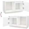 vidaXL Tv Benches & Tv Stands* Tv Stand White 29.1