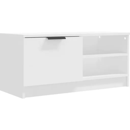 vidaXL Tv Benches & Tv Stands* Tv Stand White 31.5"X13.8"X14.4" Engineered Wood