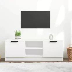 vidaXL Tv Benches & Tv Stands* Tv Stand White 40.2"X13.8"X14.4" Engineered Wood