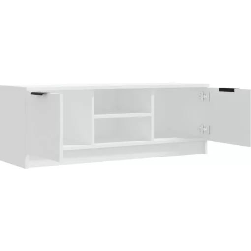 vidaXL Tv Benches & Tv Stands* Tv Stand White 40.2"X13.8"X14.4" Engineered Wood