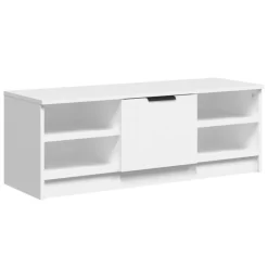 vidaXL Tv Benches & Tv Stands* Tv Stand White 40.2"X14"X14.4" Engineered Wood