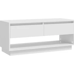 vidaXL Tv Benches & Tv Stands* Tv Stand White 40.2"X16.1"X17.3" Engineered Wood