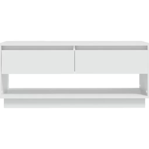 vidaXL Tv Benches & Tv Stands* Tv Stand White 40.2"X16.1"X17.3" Engineered Wood