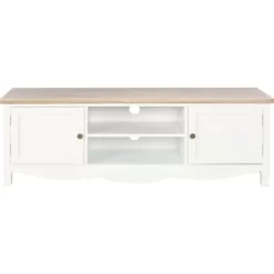 vidaXL Tv Benches & Tv Stands* Tv Stand White 47.2"X11.8"X15.7" Wood