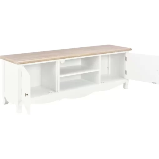 vidaXL Tv Benches & Tv Stands* Tv Stand White 47.2"X11.8"X15.7" Wood