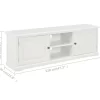 vidaXL Tv Benches & Tv Stands* Tv Stand White 47.2