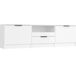 vidaXL Tv Benches & Tv Stands* Tv Stand White 55.1"X13.8"X15.7" Engineered Wood