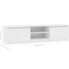 vidaXL Tv Benches & Tv Stands* Tv Stand White 55.1