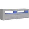 vidaXL Tv Benches & Tv Stands* Tv Stand With Led Lights Gray Sonoma 47.2