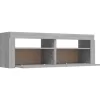 vidaXL Tv Benches & Tv Stands* Tv Stand With Led Lights Gray Sonoma 47.2