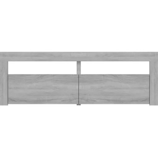 vidaXL Tv Benches & Tv Stands* Tv Stand With Led Lights Gray Sonoma 47.2"X13.8"X15.7"