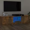 vidaXL Tv Benches & Tv Stands* Tv Stand With Led Lights Smoked Oak 47.2