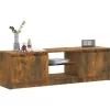 vidaXL Tv Benches & Tv Stands* Tv Stand With Led Lights Smoked Oak 47.2