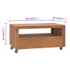 vidaXL Tv Benches & Tv Stands* Tv Stand With Wheels 31.5