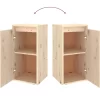 vidaXL Tv Benches & Tv Stands* Tv Stands 3 Pcs Solid Wood Pine