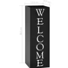 vidaXL Household Supplies* Umbrella Stand Welcome Steel Black