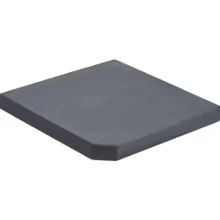 vidaXL Lawn & Garden* Umbrella Weight Plate Black Granite Square 55.1 Lb