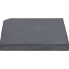 vidaXL Lawn & Garden* Umbrella Weight Plate Black Granite Square 55.1 Lb