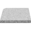 vidaXL Lawn & Garden* Umbrella Weight Plate Granite 55.1 Lb Square Gray