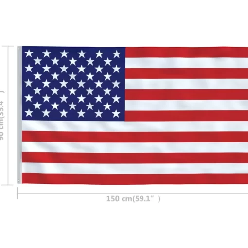 vidaXL Decor* Us Flag 35.4"X59.1"