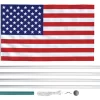 vidaXL Decor* Us Flag And Pole Aluminum 20.3'