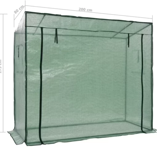 vidaXL Lawn & Garden* Walk-In Greenhouse 78.7"X31.5"X68.1"