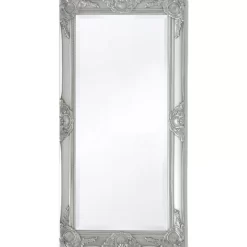 vidaXL Decor* Wall Mirror Baroque Style 39.4"X19.7" Silver