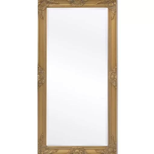 vidaXL Decor* Wall Mirror Baroque Style 47.2"X23.6" Gold