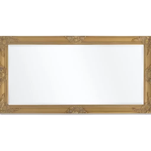 vidaXL Decor* Wall Mirror Baroque Style 47.2"X23.6" Gold