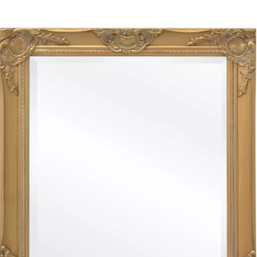 vidaXL Decor* Wall Mirror Baroque Style 47.2"X23.6" Gold