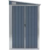 vidaXL Lawn & Garden* Wall-Mounted Garden Shed Gray 46.5