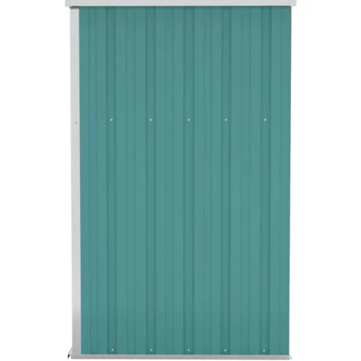 vidaXL Lawn & Garden* Wall-Mounted Garden Shed Green 46.5"X39.4"X70.1" Galvanized Steel