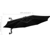 vidaXL Lawn & Garden* Wall-Mounted Parasol With Metal Pole 118.1