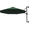 vidaXL Lawn & Garden* Wall-Mounted Parasol With Metal Pole 118.1