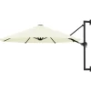 vidaXL Lawn & Garden* Wall-Mounted Parasol With Metal Pole 118.1